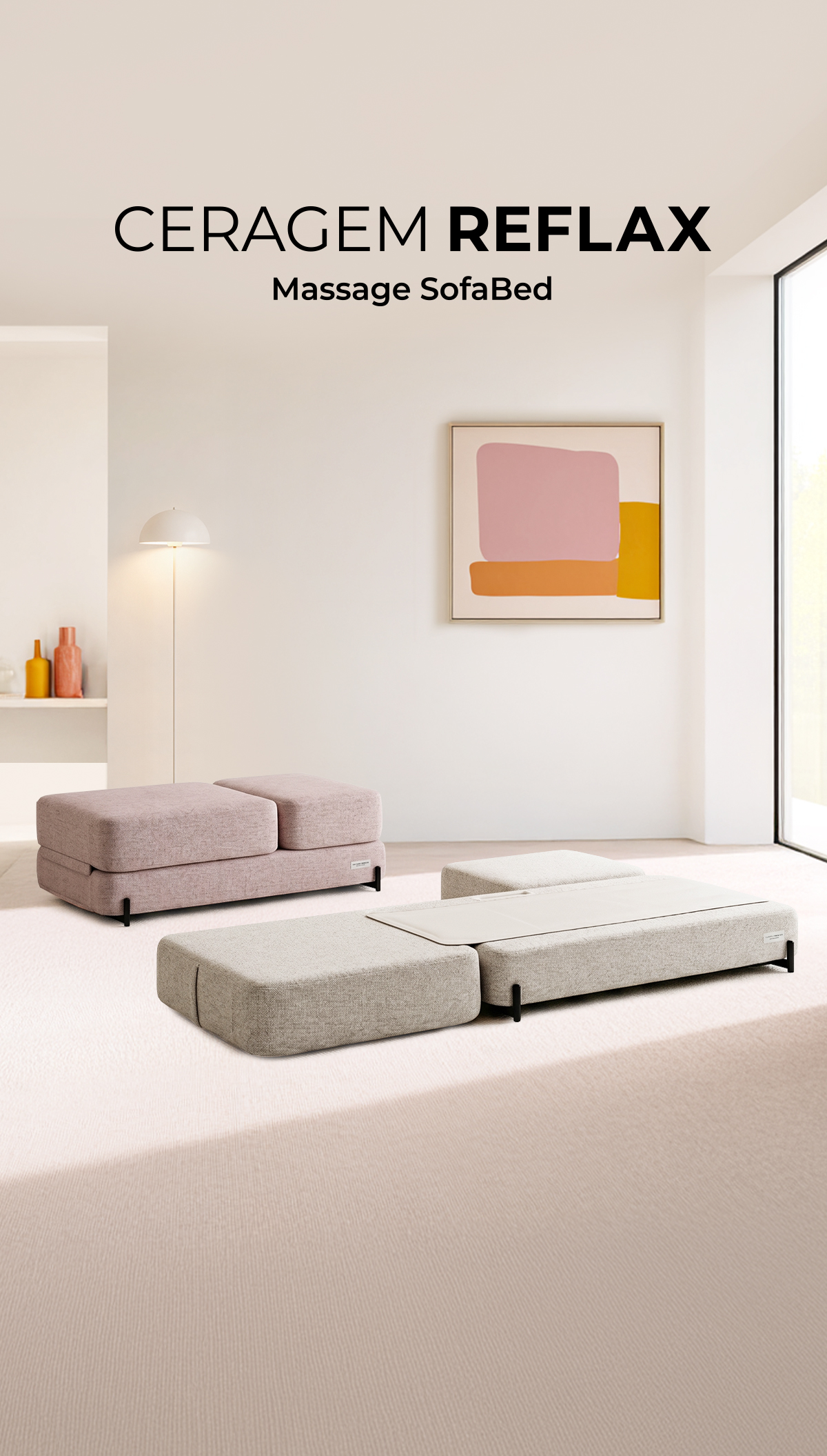 CERAGEM REFLAX Massege SofaBed