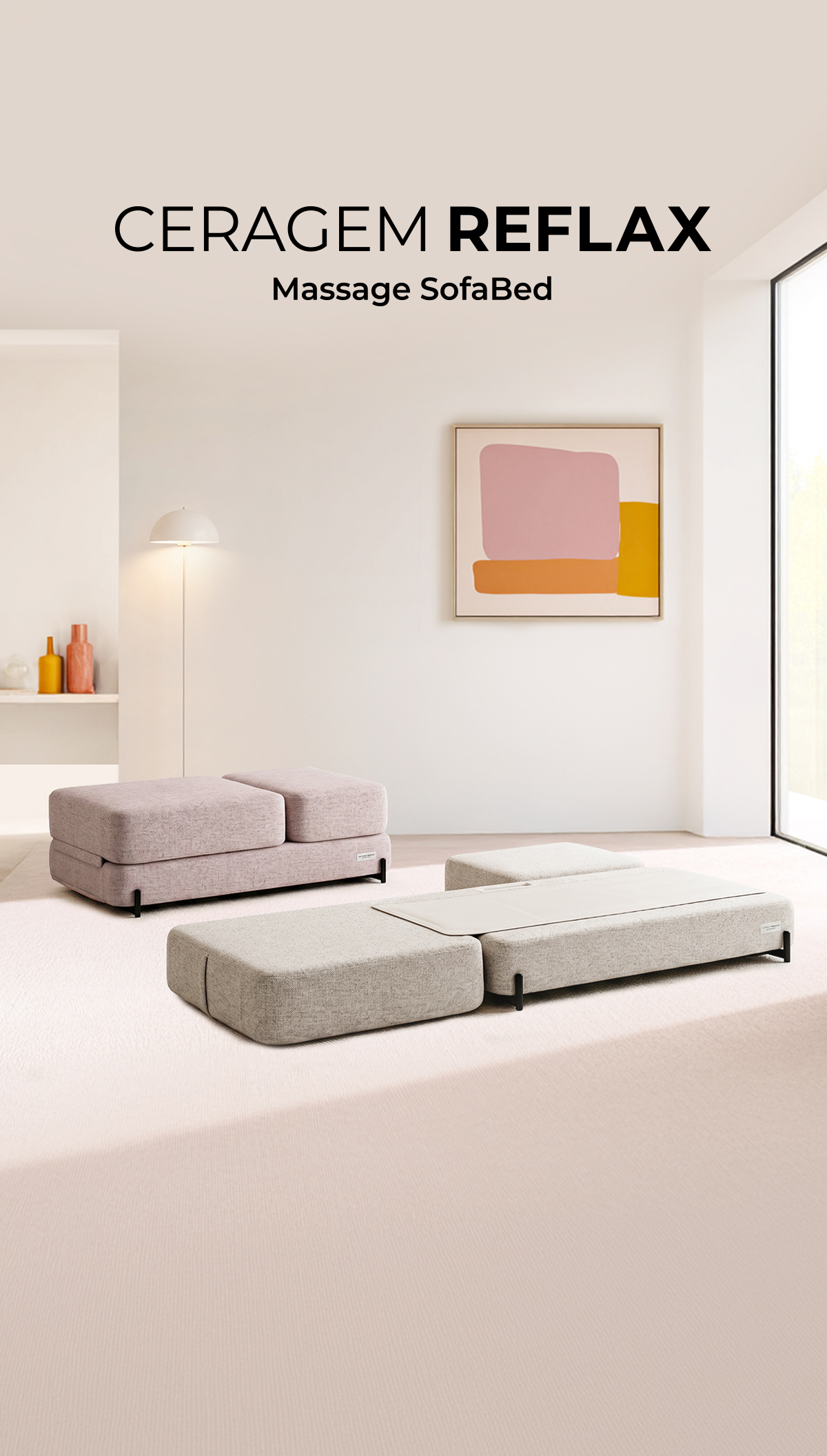 CERAGEM REFLAX Massege SofaBed